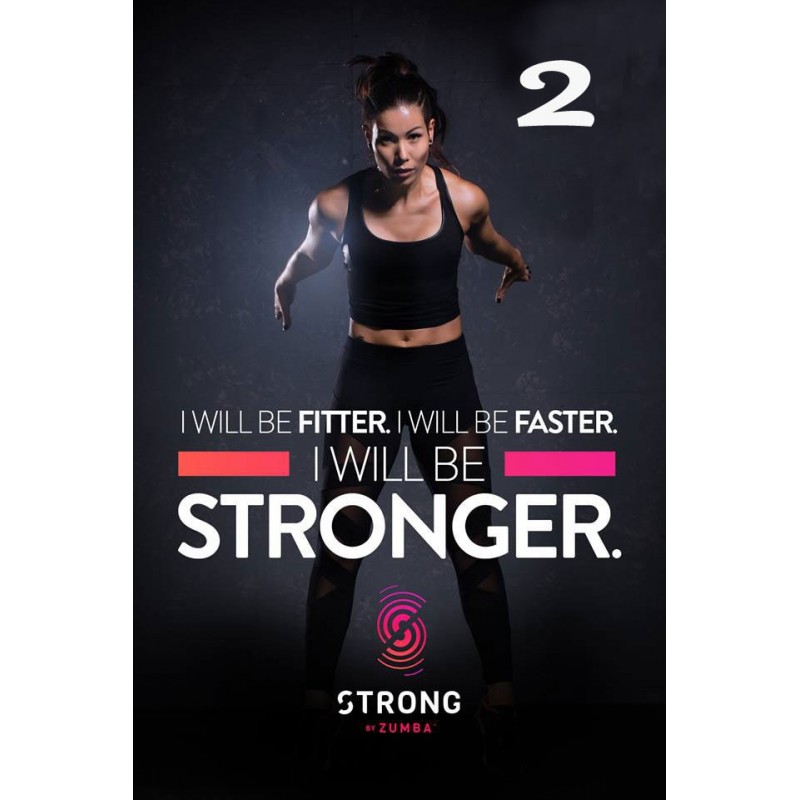 [Hot Sale] 2018 New Course Strong By Zumba Vol.02 HD DVD+CD